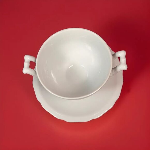 Hutschenreuther Hohenberg 1814 CM Germany Condiment Jar/Bowl w Underplate - Picture 4 of 7